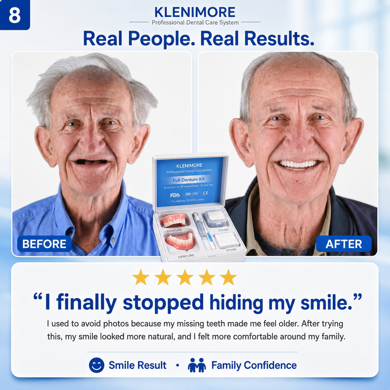 Customer smile feedback