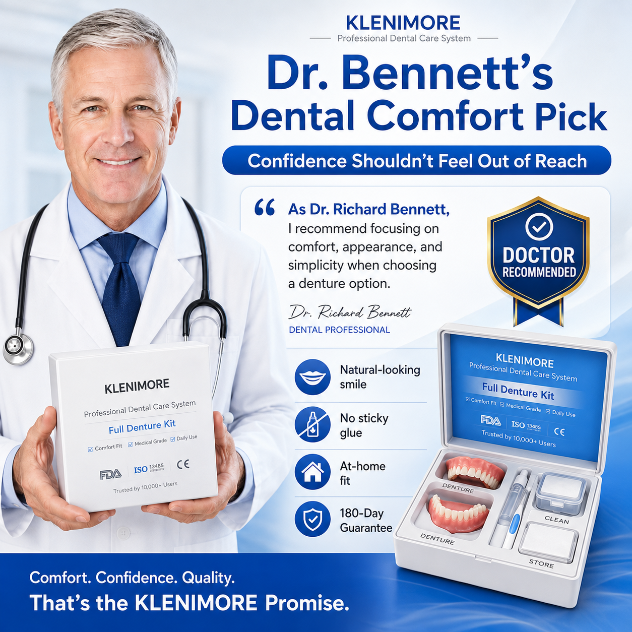 KLENIMORE Custom-Fit Dentures